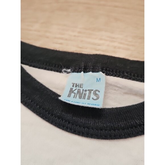 Giuffria 1985 World Tour T-Shirt, Men's M, White/Black Raglan Vintage - Picture 4 of 5